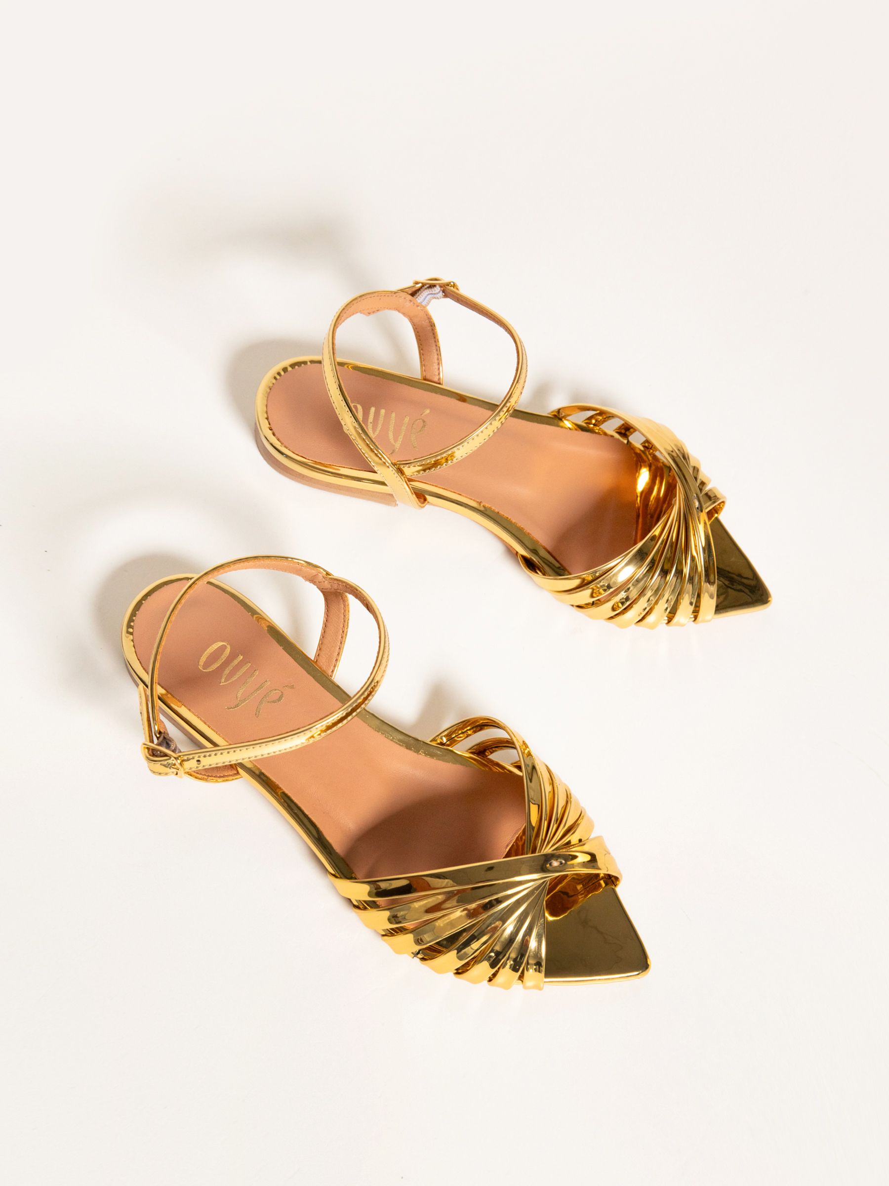 Mirror Sandal Gold Color F0545554-0588 Sconti Online